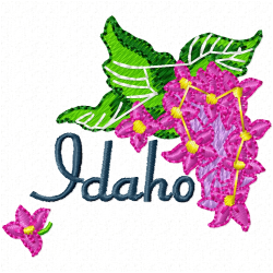 Flowers And Tree Embroidery Design 7